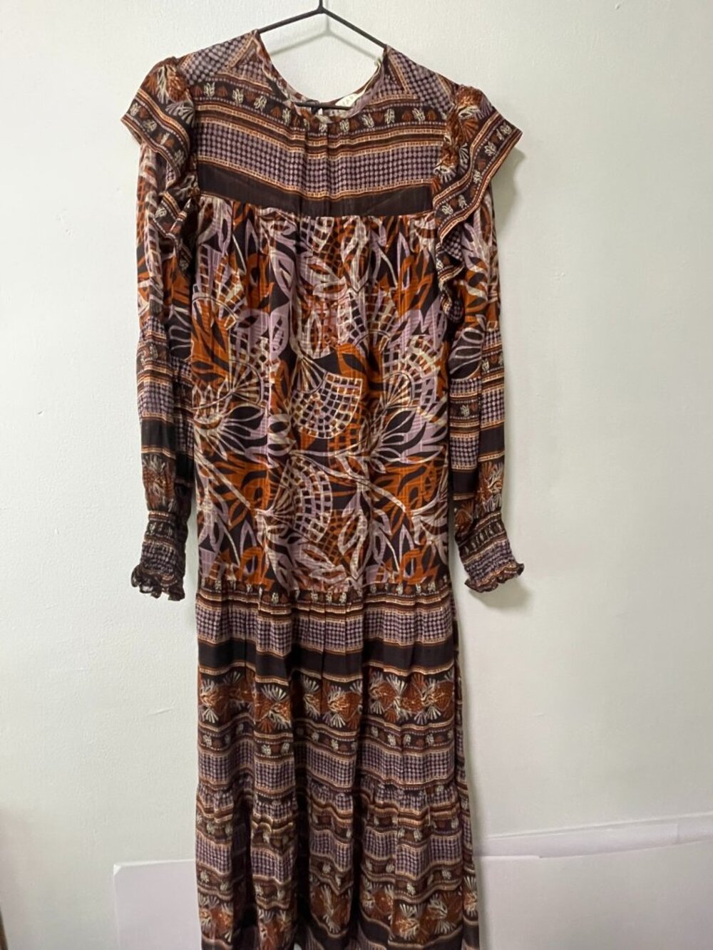 NWT Marie Oliver Gracie Dress in Orchid Leaf Size S